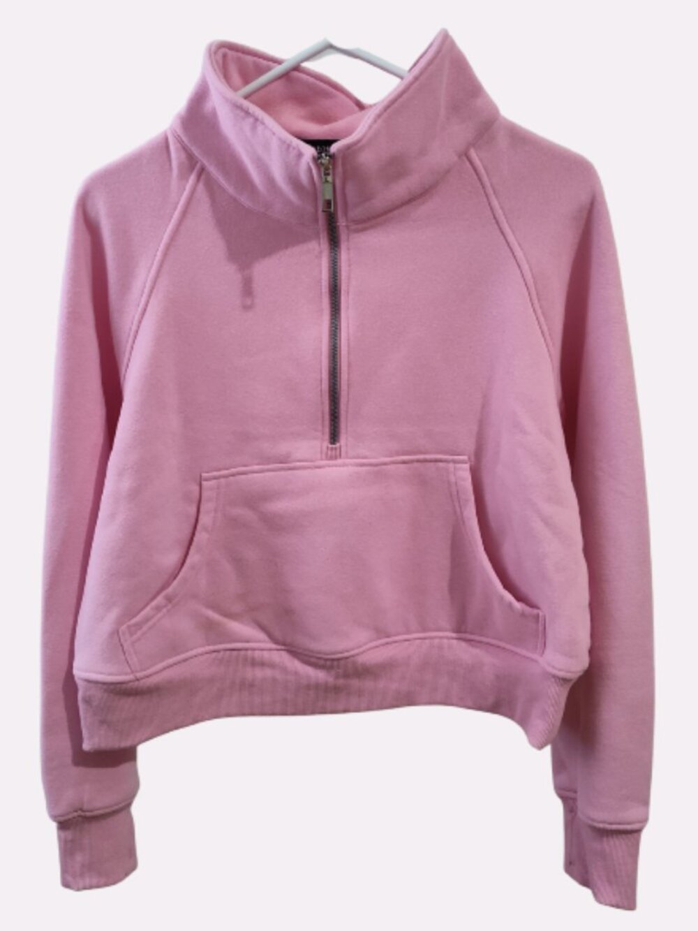 Automet Women's Sweatshirts Half Zip Cropped Pullover Fleece Quarter Small Size